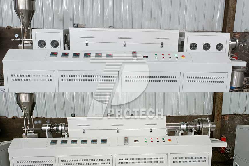 Australian corporate customer continuous feeding and discharging rotary tube furnace